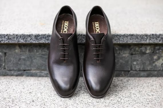 Чоловічі коричневі оксфорди Ікос 43 розмір | Зображення 1