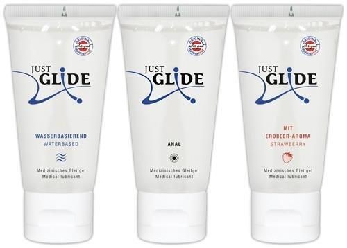 Набір лубрикантів Just Glide 3x200ml Sex Aura