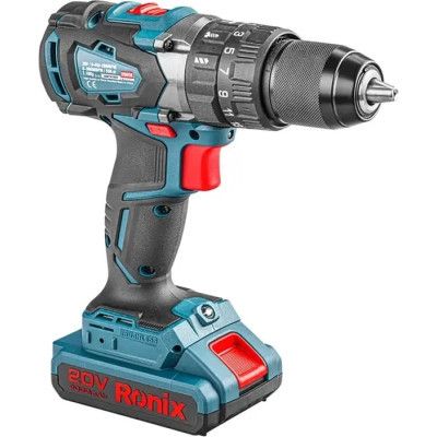Шуруповерт Ronix ударный аккумуляторный 20В, 2Ah х 2 (8905K) | Зображення 8