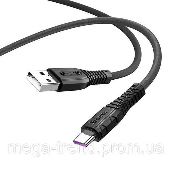 Кабель Hoco Type-C Nano silicone fast charging data cable X67 |1.2m, 5A| | Зображення 7