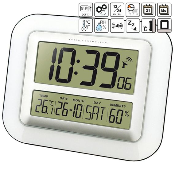 Годинник настінний Technoline WS8006 Silver (WS8006) | Зображення 3