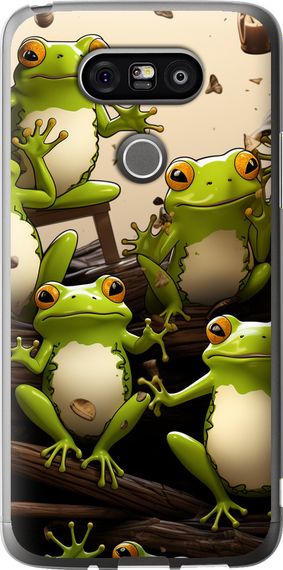 Чехол на LG G5 H860 Жабки "5656u-348-17620"