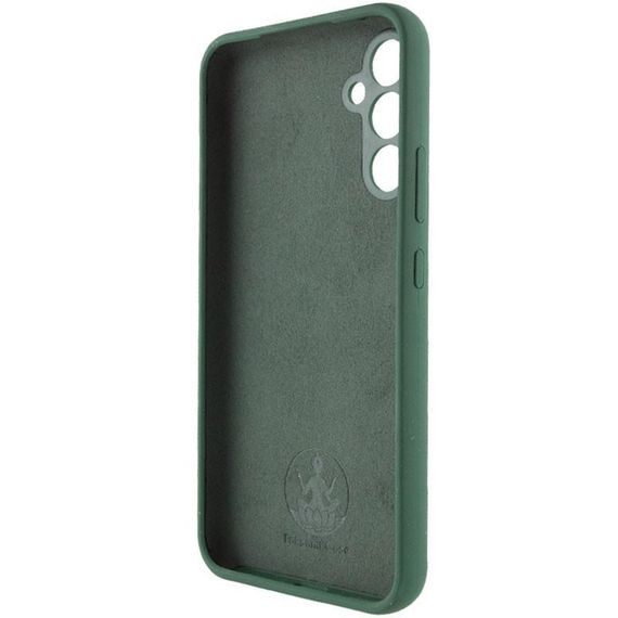 Чохол Silicone Cover Lakshmi Full Camera (AAA) with Logo для Samsung Galaxy A35 Зелений / Cyprus Green | Зображення 3
