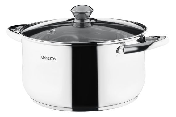 Набор посуды Ardesto Gemini Gourmet Varese, 10 пред., нержавеющая сталь (AR1910PS) | Зображення 1
