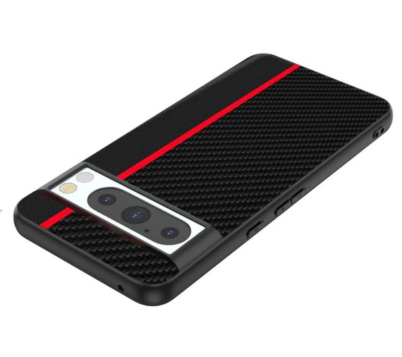 Чехол накладка Primolux CFC для Google Pixel 8 Pro - Black&Red | Зображення 2