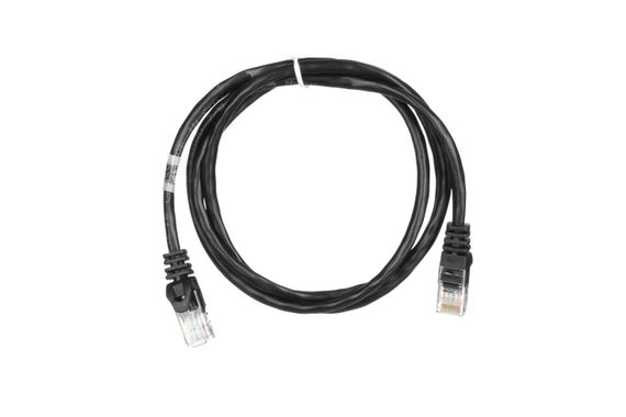 Патч-корд 2E Cat 5e,UTP,RJ45, 26AWG ,7/0.16 CCA, 1.20 m, PVC,Black (2E-PC5ECA-120BK) | Зображення 1