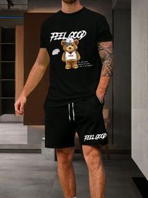 Комплект футболка та шорти ДТФ (короткий)