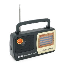 Радіоприймач KIPO KB-408, FM радіо, AUX, корпус пластмас, Black, BOX