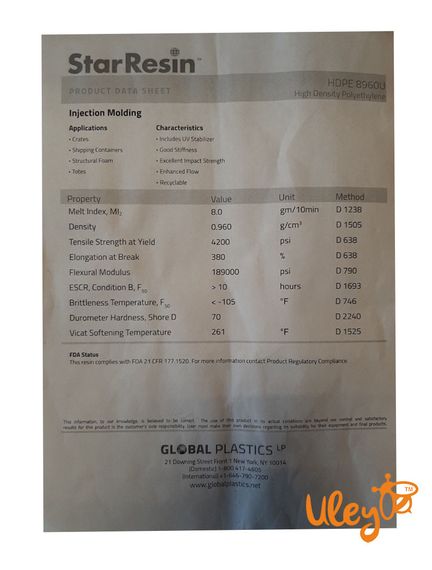 Бічна планка Магазинна 145 мм, з роздільником Гофмана (харчовий пластик) | Зображення 4