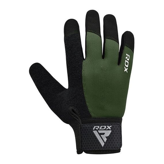 Рукавички для фітнесу RDX W1 Full Finger Army Green M | Зображення 1