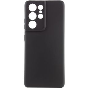 Чохол TPU GETMAN Liquid Silk Full Camera для Samsung Galaxy S22 Ultra Чорний / Black