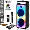 Система акустическая XPRO GZ-X898 два микрофона 8"х2 пульт 30W(MER-15688_4832) | Зображення 2