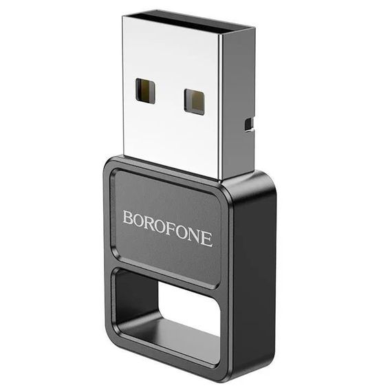 Bluetooth адаптер Borofone DH8 USB Black | Зображення 2