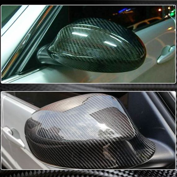 Кришки дзеркала (для E90/E91 2005-2008, Карбон) для BMW 3 серія E-90/91/92/93 рр | Зображення 2