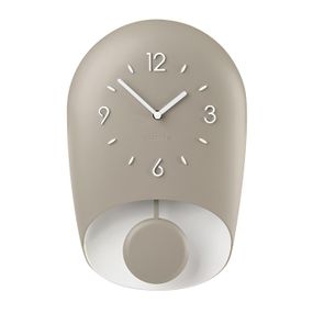Часы настенные с маятником Guzzini Home 168604158 22х8х33 см серые