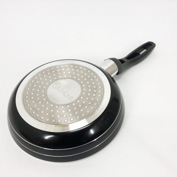 Сковорода UNIQUE UN-5154 24 см. без кришки, Сковорода з антипригарним покриттям та бакелітовою ручкою | Зображення 1