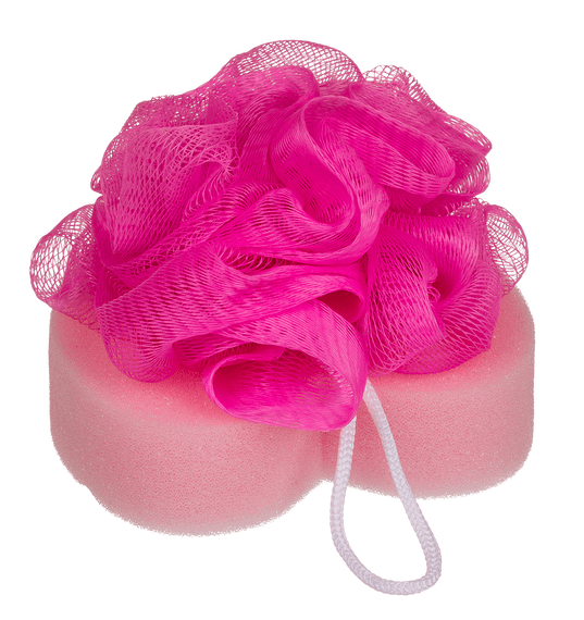 Губка для ванни Bath Sponge Heart, 12 см Sex Aura | Зображення 2