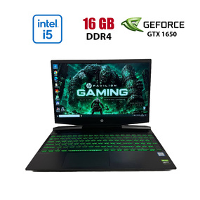 Ігровій ноутбук HP Pavilion Gaming 15-dk0025ur / 15.6" (1920x1080) IPS / Intel Core i5-9300H (4 (8) ядра по 2.4 - 4.1 GHz) / 16 GB DDR4 / 256 GB SSD + 1000 GB HDD / nVidia GeForce GTX 1650, 4 GB GDDR5, 128-bit / WebCam б/в