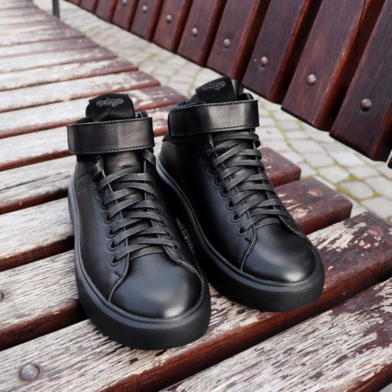 Зимние кожаные кеды Ed-Ge – покупай лучшее | Зображення 5