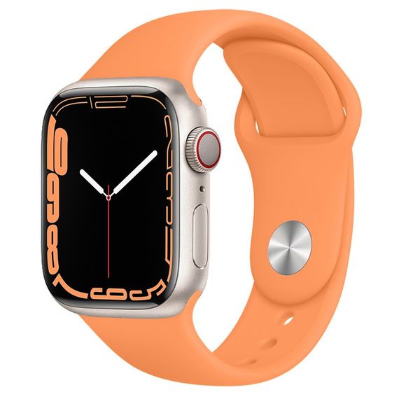 Ремешок Hoco WA01 Flexible series Apple watch (38/40/41mm) Crimson Cherry Calendula