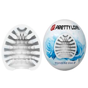 Мастурбатор - Pretty Love Pleasure Egg Masturbator White Sex Aura