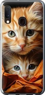 Чехол на Samsung Galaxy A20e A202F Котики 2 из пластика FCh_008322