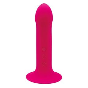 Двошаровий ділдо з вібрацією Adrien Lastic Hitsens 2 Pink, відмінно для страпона, макс діаметр 4 см, Sex Aura