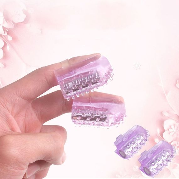 Рельєфна насадка з вібрацією Babydoll Універсальний. Фіолетовий 3009 | Зображення 9