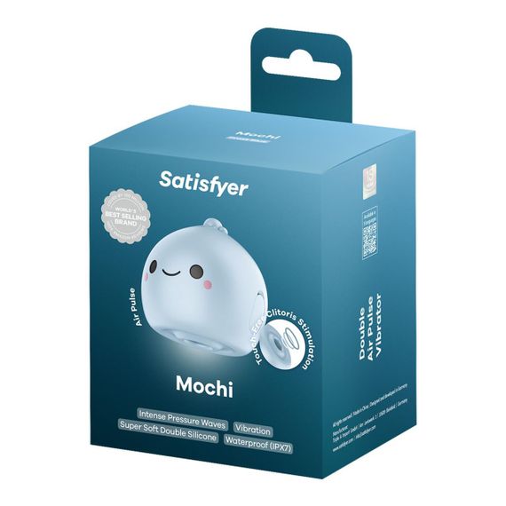 Вакуумний кліторальний стимулятор Satisfyer Mochi Frost Blue Sex Aura | Зображення 4