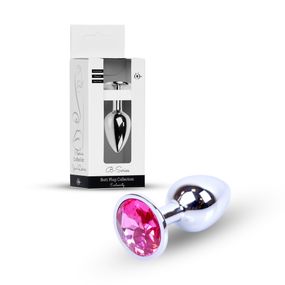 Анальна пробка - Jewellery Silver Plug Pink