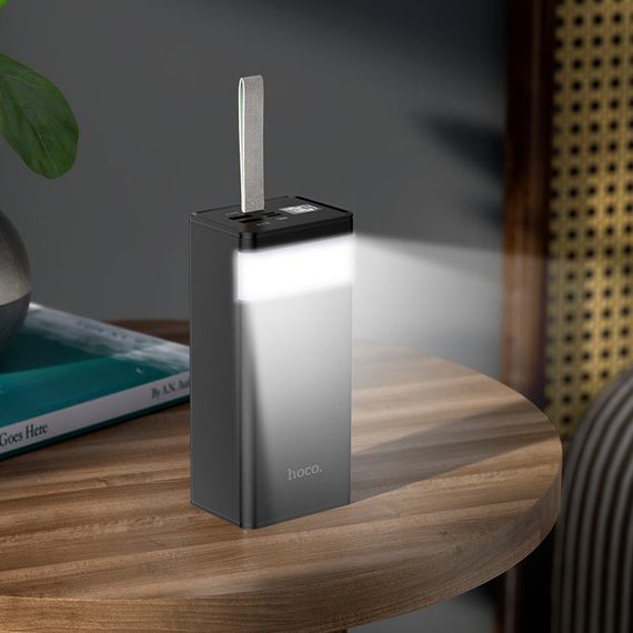 Портативний ЗП Power Bank Hoco J86 Powermaster 22.5W 40000 mAh Чорний | Зображення 3