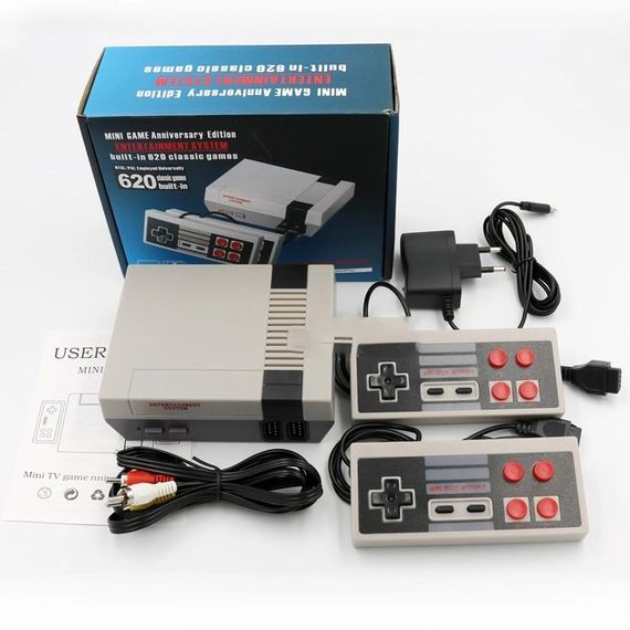 Класичні ігрові приставки Ретро GAME NES 620 / 7724, Консоль з 400 іграми для дітей XI-52 | Зображення 3