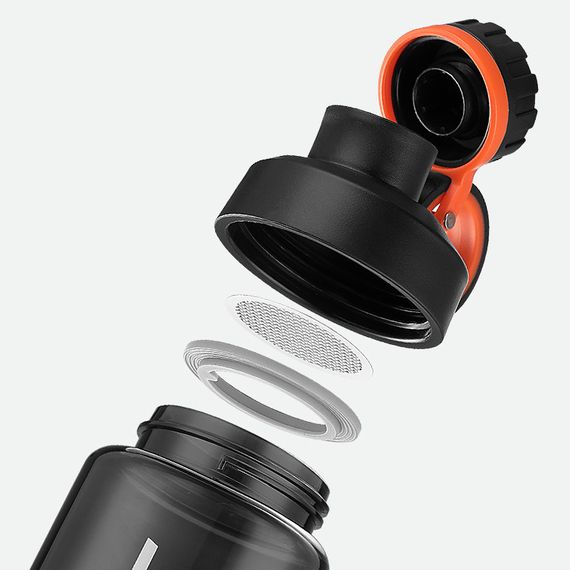 Пляшка для води CASNO 1000 мл KXN-1236 Сіра | Зображення 3