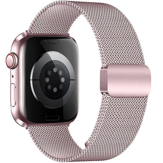 Ремінець Hoco WA26 Milanese Loop Strap для Apple watch 44/45/46/49mm Rose Pink | Зображення 1