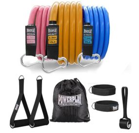 Набір трубчастих еспандерів PowerPlay PP-4101 Expander Tube Set 3 шт (до 18,2 кг.) (PP-4101_3set)