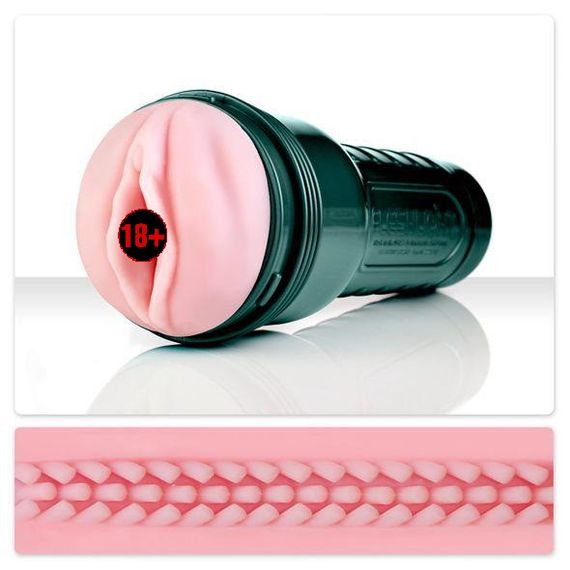 Мастурбатор з вібрацією Fleshlight Vibro Pink Lady Touch, три віброкулі, стимулювальний рельєф Sex Aura | Зображення 1