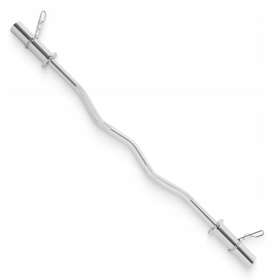 Гриф для штанги олімпійський W-подібний 4FIZJO 120 см 50 мм без підшипників (P-5905973401180) | Зображення 2