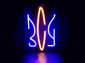 Неоновий світильник ЗСУ 175х250 мм acr-n000069