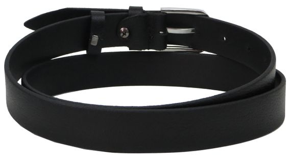 Женский ремень из натуральной кожи Skipper, Украина черный 1608-25 | Зображення 3
