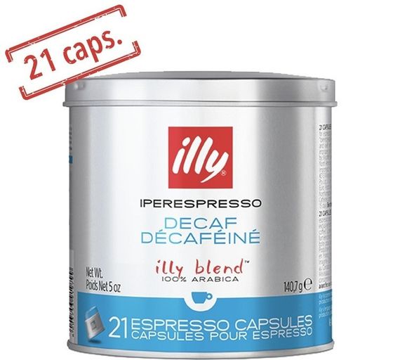 Кава в капсулах illy IperEspresso Decaffeinated 21 шт Італія іллі айпер без кофеїну | Зображення 1