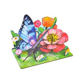 Деревянный пазл 3D "Butterfly" 68041W 55 деталей