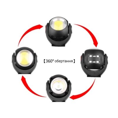 Ліхтар Quantum worklight Transformer 5W LED+COB з USB (QM-FL2020) | Зображення 3