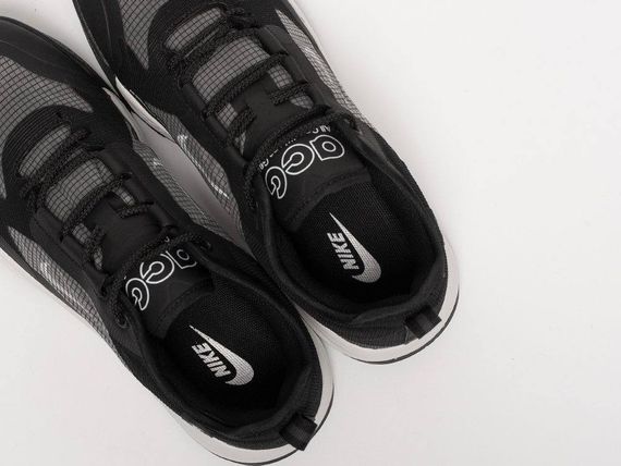 Демісезонні шкіряні кросівки Nike колір чорний / сірий | Зображення 5
