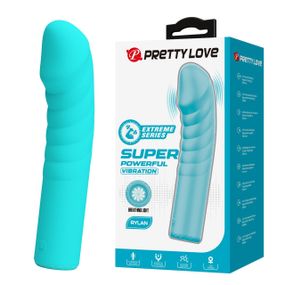 Вібратор для точки G PRETTY LOVE Rylan бірюзовий, 16 х 3.4 см