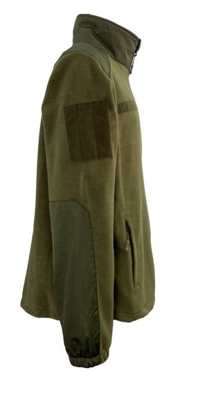 Кофта Tactic4Profi флис хаки на молнии с планкой с вышивкой Тризуб Воля р. 2XL (52) | Зображення 2