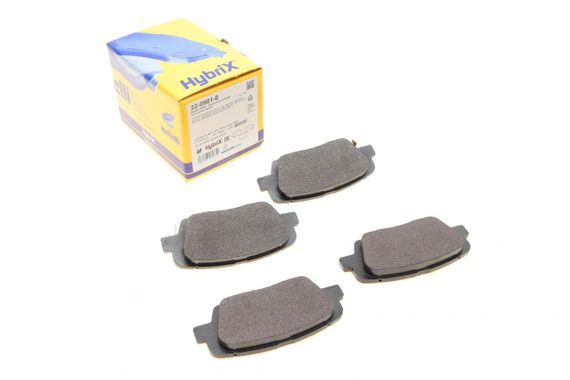 Колодки гальмівні задні Hyundai Santa Fe II III IV 06- Genesis Kia Sorento II III 09- Stinger 17- 22-0901-0