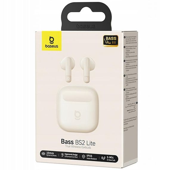 Бездротові TWS навушники Baseus Bass BS2 Lite (A0010A) Sunlight Pink | Зображення 3