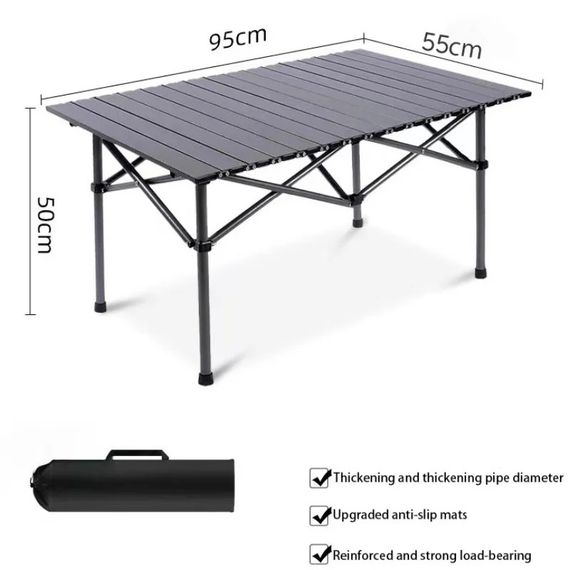 Складаний стіл зі стільцями коричневий XPRO STD-01 (45468-17083_1756) | Зображення 2