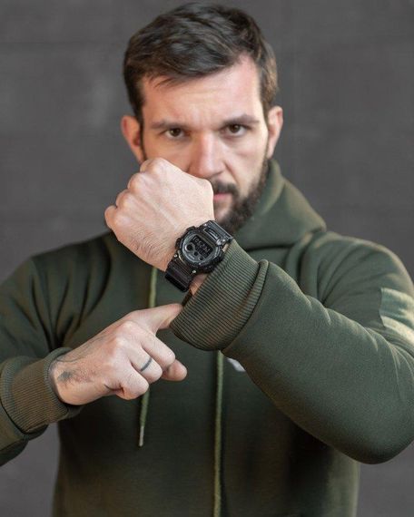 Худи CELEO на флисе  Вірний завжди олива ВТ7991 | Зображення 4