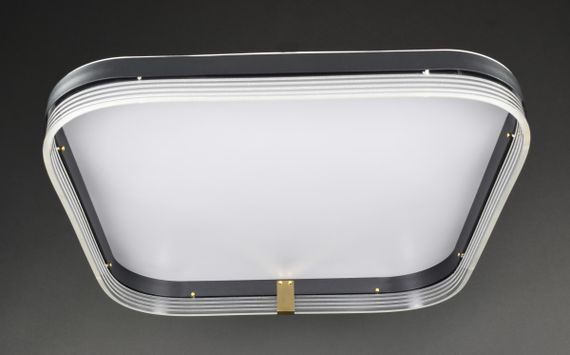 Люстра світлодіодна стельова LED світильник для квартири на стелю лед 27891 Білий 8х50х50 см. | Зображення 6